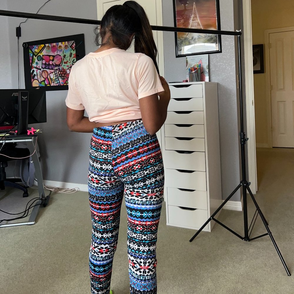 Pattern Winter Leggings